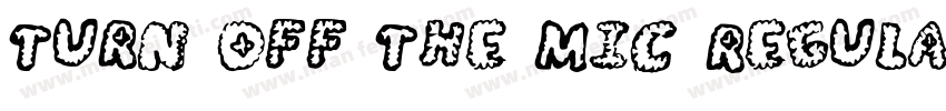 Turn Off The Mic Regula字体转换